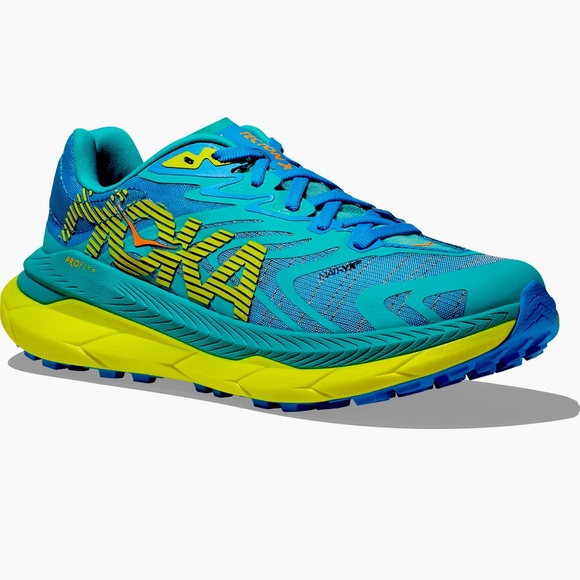 Hoka Shoes - 🍋🟩🩵 HOKA TECTON X 2 BLUE 🩵🍋🟩